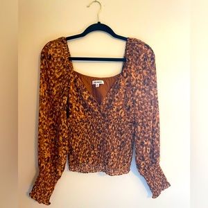 Steve Madden Smocked Top